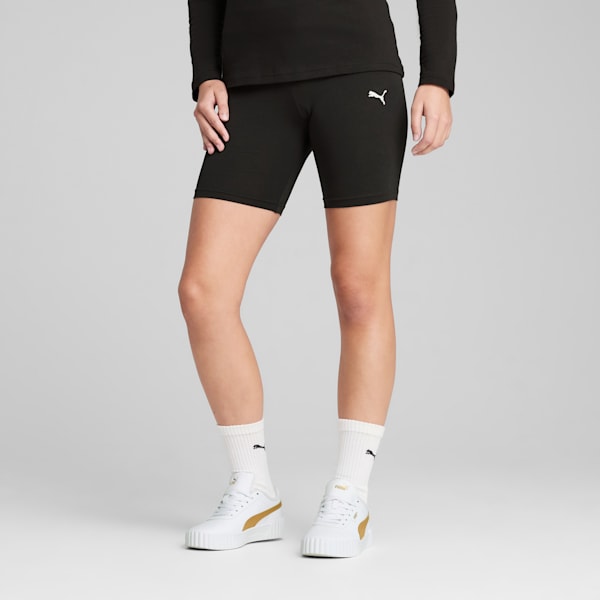Essentials Women's 7" Short Tights, PUMA Black, extralarge